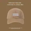 Boné de Baseball Feminino Estilo Coreano Tamanho Grande Aba Larga Protetor Solar Casual para Exterior Mostrando o Rosto Pequeno Protetor Solar Boné Masculino