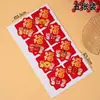 2026 Feliz Año Nuevo Decoración de Cupcake Bobo Tesoro Nacional Panda Caja de Empaque Portátil Inserto para Postre de Nochevieja