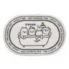 Lavable a Máquina Baño Absorbente Pareja Individual Puerta de Baño Mascota Imitación Cachemira Suave Alfombrilla de Piso Antideslizante y que No Suelta Pelusa