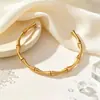 Acero de Titanio Pulsera Infinito Amor Eterno Moda Europea y Americana Simple Pulsera Abierta Ajustable de Acero de Titanio Joyería