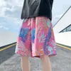 Shorts de Praia Masculino Finos de Verão Secagem Rápida Shorts de Natação Largos Cinco Pontos Modernos Casuais para Casal Calções de Banho Grandes