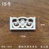 Pieza de Flor Tallada en Madera Maciza Calcomanía Bastidor Bogu Nicho Budista Marco de Encaje Decorativo Marco Exterior Espejo Vacío Marco de Fotos Encaje