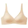 Calcinha de Gel Sem Costura Feminina Silicone Pequeno Push-up Decote Profundo Anti-queda Respirável Com Bojo Fixo Suporte Macio Sutiã Venda por Atacado