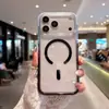 Suministro Directo de Fábrica, Venta Caliente Transfronteriza, Adecuado para Funda de Teléfono Móvil iPhone 18Promax, Funda Magnética Anti-Caídas con Degradado Ip17