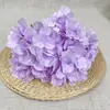 5 Cabeças de Buquê de Bem-Estar Hortênsia Flores Artificiais Adereços de Casamento Decoração de Base Flores Falsas Atacado