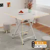 Mesa plegable, mesa de comedor cuadrada, mesa pequeña para uso doméstico, alquiler de apartamentos pequeños, mesa de comedor sencilla, mesa cuadrada