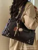 Bolso Retro para Mujer de Gran Capacidad 2025 Nuevo Otoño e Invierno Bolso Cruzado Casual Diseño de Nicho Bolso Tote de Hombro Único para Viajar