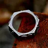 Guerreiro de Aço Europeu e Americano Viking Nó Celta Anel de Titânio Aço Atacado Comércio Exterior Nova Moda Anel de Aço Inoxidável
