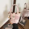 Bolso Pequeño para Mujer, Nuevo Estilo de Moda, Bolso de Mano Nuevo para Viajar, Bolso Cruzado, Bolso Cuadrado Pequeño Versátil con Bloques de Color, Bolso de Hombro