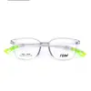 Nuevas monturas para anteojos ultra ligeras y cómodas de TR90 para estudiantes y jóvenes, disponibles en múltiples colores para miopía, con patillas plegables, adecuadas para compra al por mayor