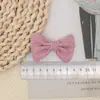 Nuevos accesorios para el cabello hechos a mano con lazo de pana para otoño e invierno, material DIY para tocados, accesorios para ropa, zapatos y calcetines