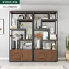 Novo Rack Antigo Estilo Chinês Rack de Armazenamento para Sala de Chá Vitrine de Chá Não Madeira Maciça Rack de Exibição de Parede Inteira para Sala de Estar Moderno Minimalista