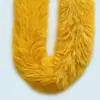 Tiras Grandes de Piel Sintética de Zorro 12 cm, Tiras Grandes de Felpa para Capa con Capucha, Puños de Capa, Tiras de Felpa Blancas, Tiras de Borde para Hanfu