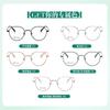 Gafas de titanio puro con diseño mate de dos colores, gafas de moda de Shenzhen de alta calidad con montura completa, gafas disponibles para hombres y mujeres