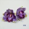 Flor Simulada Flor Orquídea Flor Venta al Por Mayor Arreglo Floral Hecho a Mano Tocado Flor Falsa Decoración de Boda Caja de Flores Accesorios Flor para Sombrero Flor de Seda
