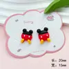 Nueva Serie de Minnie Mickey Accesorios de Resina para DIY Funda de Teléfono Parche para Zapatos Agujero Accesorios para el Cabello Pasador Material