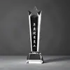 Troféu de Cristal Polegar para Cima Competição Honra Lembrança Empresa Escola Gravação Metal Reunião Anual Prêmio Presente Atacado