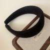 Nuevo estilo francés, elegante y elegante, accesorios para el cabello que combinan con todo, banda ancha de tela de felpa colorida, pinza para el cabello, banda para el cabello para mujeres