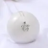 Joyería de Plata Beixi Plata de Ley S925 Dibujo Animado Mickey Mouse Diamante Brillante Collar Dinámico Collar de Moda y Lindo para Mujeres