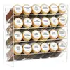 Estante de especias acrílico, portabotellas de especias, soporte para frascos de condimentos, organizador de gabinete, estante de almacenamiento de condimentos para cocina, hecho a medida
