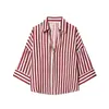 ¡Solo de comercio exterior! Nueva moda de primavera, manga larga, diseño holgado casual, top de camisa de nicho 2340939