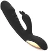 Vibrador Duplo Motorizado para Mulheres - 10 Modos de Vibração Massajador Pessoal de Silicone, À Prova d'Água IPX6 Recarregável por USB Brinquedo de Prazer Íntimo