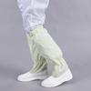 Zapatos Libres de Polvo Antiestáticos Botas Altas Caña Larga Cuero Malla Abierta Lona Transpirables Limpios Taller Libre de Polvo Zapatos de Trabajo para Hombre y Mujer