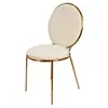 Silla Nórdica con Respaldo, Silla de Comedor de Lujo Ligero, Silla de Hierro Forjado para Comedor del Hogar, Taburete Simple para Mesa de Comedor, Taburete de Ocio Popular en Internet