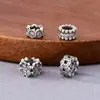 Pulsera de plata s925 color dorado con cuentas espaciadoras de cristal y accesorios con incrustaciones de diamantes, accesorios para collar y pulsera de perlas DIY