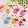 Llavero con colgante de tarjeta de personaje acrílico de doble cara de buen caqui, regalo para estudiantes, bolso para libros, joyería colgante.