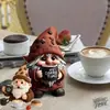 Gnomo de Bebida de Café Tridimensional Novo Transfronteiriço Decoração de Casa Ornamento de Mesa Artesanato de Resina