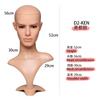Adereços de cabeça masculinos e femininos modelo de cabeça de manequim display de chapéu cachecol óculos adereços primeira prateleira de exibição de joias mesa de cabeça
