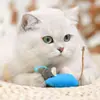 Brinquedo de Gato Rato Contém Erva-de-Gato Auto-Hi Brinquedo de Gato Rato de Pelúcia Colorido Suprimentos para Brinquedo de Gato