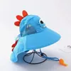 Sombrero de Sol con Protección Solar para Niños, Malla Transpirable de Verano, Lindo, Ala Ancha, para Viajes, Playa, Pescador, Sombrero de Protección Solar para Bebé