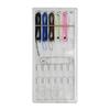 Kit de costura personalizado costura botão agulha hotel homestay hotel classificado por estrelas caixa de cartão personalizada logotipo Papel Kraft