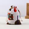 Calças de Algodão Estampado com Cordão e Bolso com Aba, Bolsas Repelentes de Mosquitos da Medicina Tradicional Chinesa, Sacos para Embalagem de Joias, Sacos de Pano Pequenos de Algodão e Linho por Atacado em Estoque