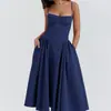 Vestido Nuevo Estilo Otoño 2026 Estilo Europeo y Americano Comercio Transfronterizo Ropa para Mujer Dropshipping Estilo Casual de Vacaciones Vestido Largo Estampado