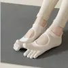 Meias de Pilates Profissionais Meias de Cinco Dedos Meias Finas de Verão para Yoga Outono Meias para Pular Corda Fitness Indoor Esportes Outono