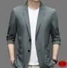 Chaleco sencillo casual delgado de verano para hombre, para negocios casuales, simple, con dos botones, abrigo de traje, en vivo