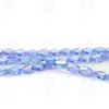 4/6mm K9 boutique pieza de torsión flash superficie de corte superficie de torsión larga cuentas de vidrio de cristal accesorios de joyería semi-terminados con cuentas