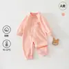Ropa para Bebé, Mono de Algodón Puro Clase A, Ropa para el Hogar de Cuatro Estaciones Primavera y Otoño, Body Unisex para Bebé Recién Nacido Traje para Gatear