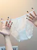 Tanga Feminina Renda Sexy Francesa Malha Respirável Hot Stamping Vazado Cintura Baixa Charme Roxo Desejo Puro Lingerie Feminina