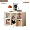 Gabinete de celosía partition de mesita de noche semi-cerrado gabinete de almacenamiento de dormitorio estante de almacenamiento de estantería de mesita de noche almacenamiento de extremo de cama de piso ocho compartimentos
