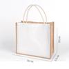 Fábrica de bolsa tote de lona da moda bolsa de lona com LOGO estampado moda de alta qualidade para fora bolsa tote de lona de grande capacidade