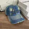Boné de Baseball Vintage Lavado Estilo Coreano com Bordado de Letras para Mulheres, Versátil Japonês de Primavera e Verão, Retro, Grande Circunferência da Cabeça, Boné de Bico de Pato
