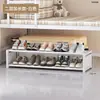 Zapatero bajo mesa de dormitorio, zapatero pequeño simple, nuevo modelo 2026, solución de almacenamiento de zapatos multicapa a prueba de polvo para uso debajo de la cama en habitaciones de dormitorio