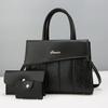 Bolsa tote estilo fashion pu costura bolsa feminina Europeia e Americana multifuncional bolsa feminina senso elevado bolsa de mãe bolsa de mão para mulheres de meia-idade