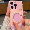 Adequado para Apple 17, capa de celular iPhone 18 PRO MAX simples 16, com janela grande rotativa em cores contrastantes de macaron