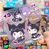 Adesivos Sanrio Fofos da Kuromi DIY Diário Capa de Celular Cartão iPad Garrafa de Água Adesivos Decorativos à Prova d'Água