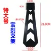 Estúdio Fotográfico de Casamento Porta-Retrato Branco Preto Cauda de Andorinha Trapezoidal Espada Dividida Pequeno Grande Mesa Suporte de Ferro 10 Peças